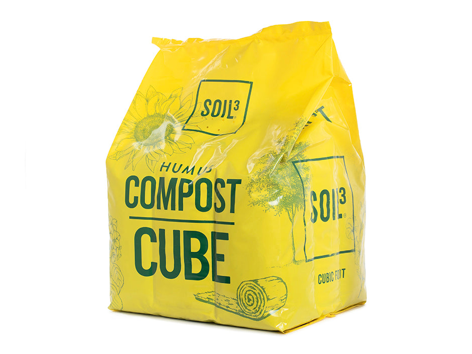 Soil3 compost Mini Cube side angle pick up at Super-Sod